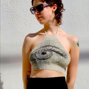 Paloma wool eye crop top